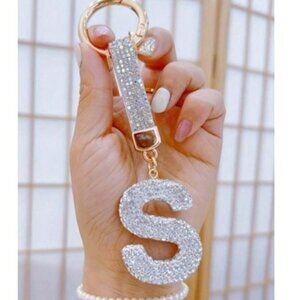 Beautiful Rhinestone Studded Letter “S” Keychain (BRAND NEW‎ & SO CUTE!)
